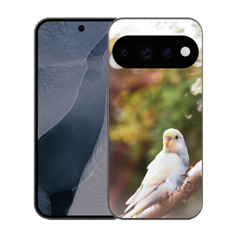 mmCase gél tok a Google Pixel 11 Pro-hoz – fehér papagáj