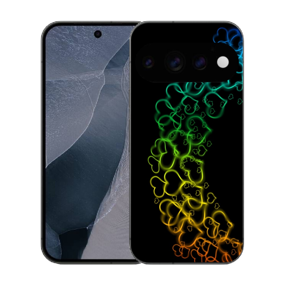 mmCase gél tok a Google Pixel 11 Pro-hoz – színes szívecskék