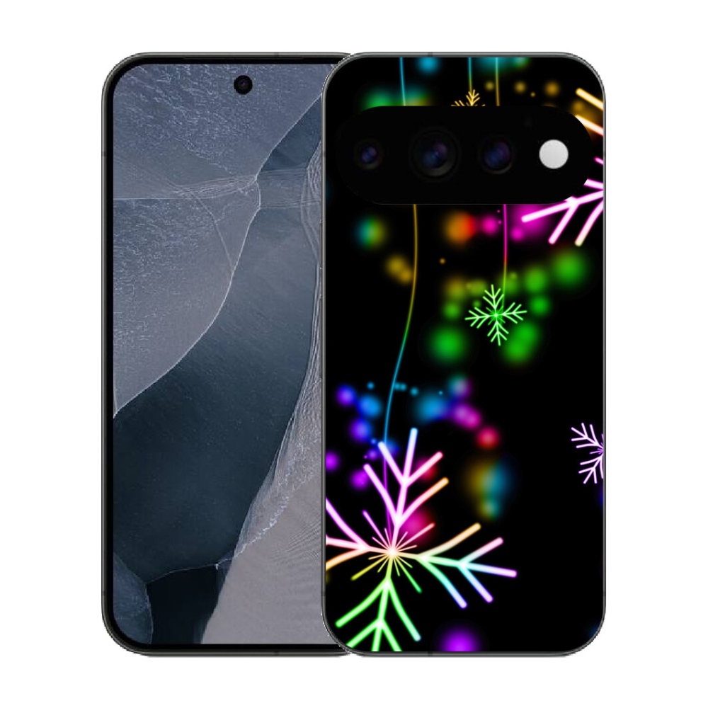 mmCase gél tok a Google Pixel 11 Pro-hoz – színes hópelyhek