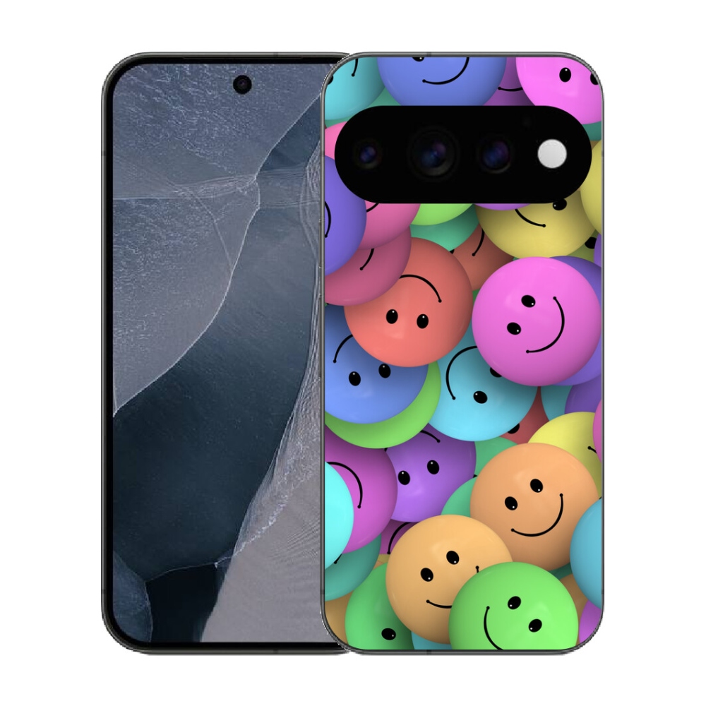 mmCase gél tok a Google Pixel 11 Pro-hoz – színes smiley-k