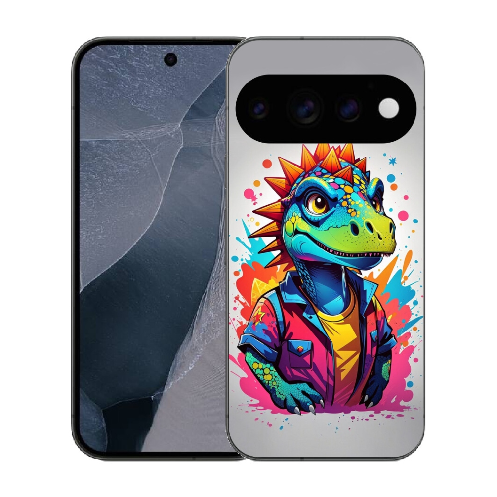 mmCase gél tok a Google Pixel 11 Pro-hoz – színes dinoszaurusz