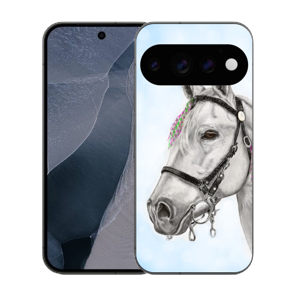 mmCase gél tok a Google Pixel 11 Pro-hoz – fehér ló 1