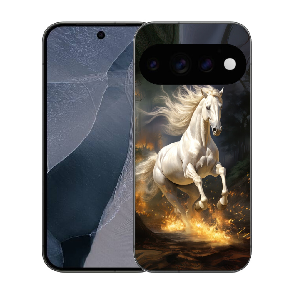 mmCase gél tok a Google Pixel 11 Pro-hoz – fehér ló 2