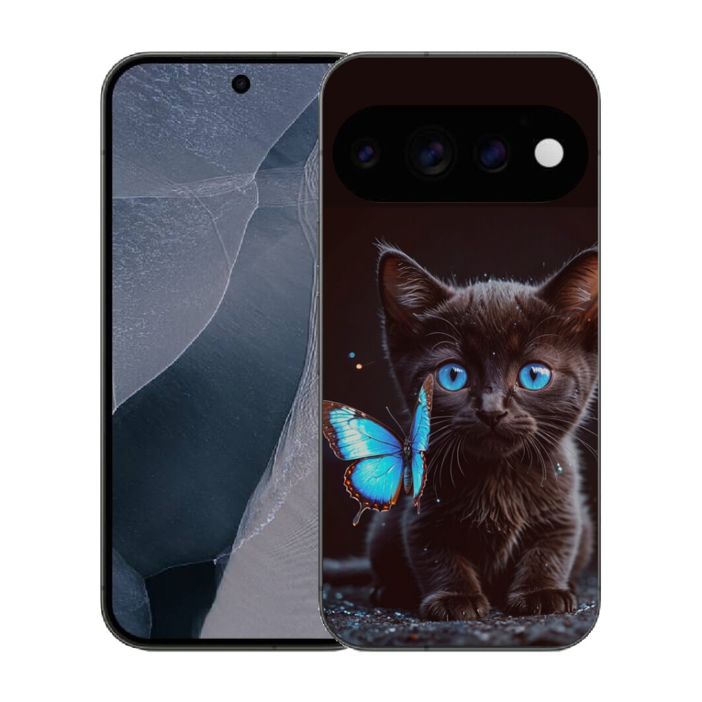 mmCase gél tok a Google Pixel 11 Pro-hoz – fekete cica 3