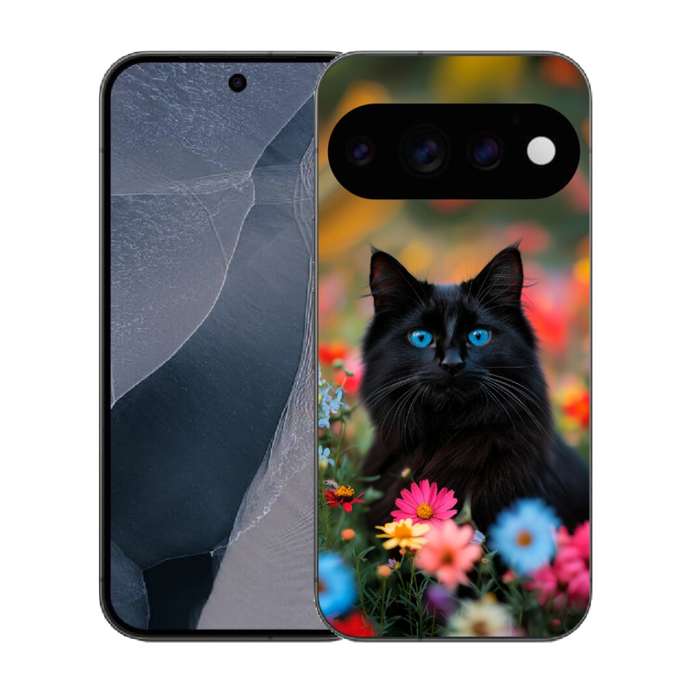 mmCase gél tok a Google Pixel 11 Pro-hoz – fekete cica 4