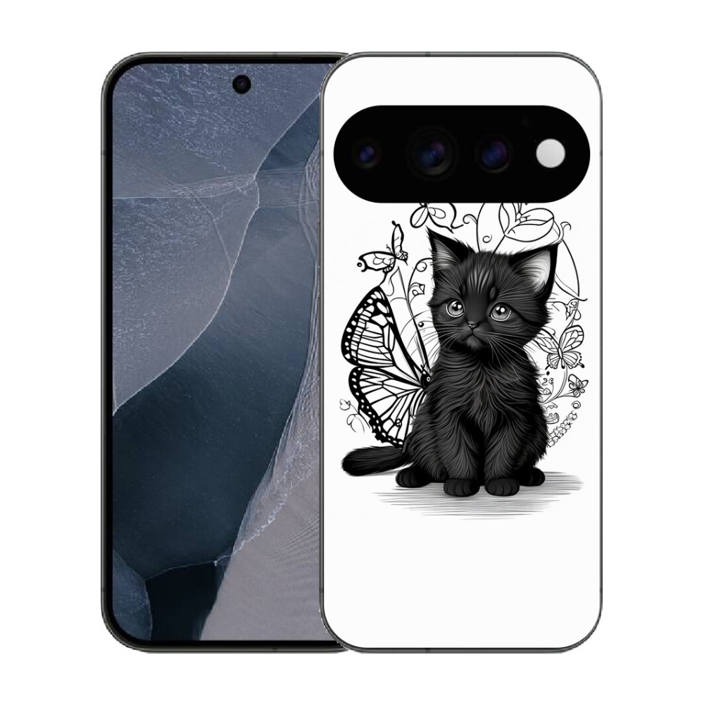 mmCase gél tok a Google Pixel 11 Pro-hoz – fekete cica