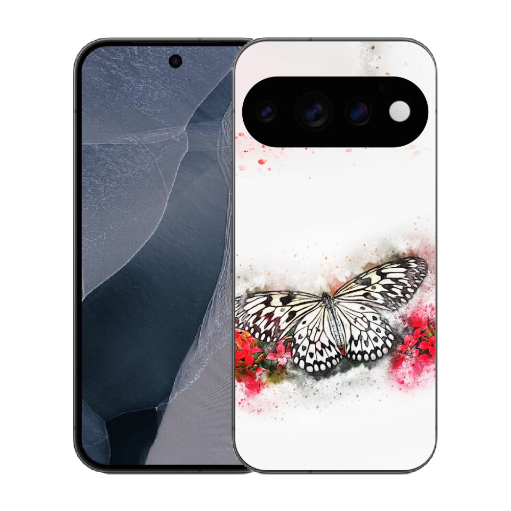mmCase gél tok a Google Pixel 11 Pro-hoz – fekete-fehér pillangó