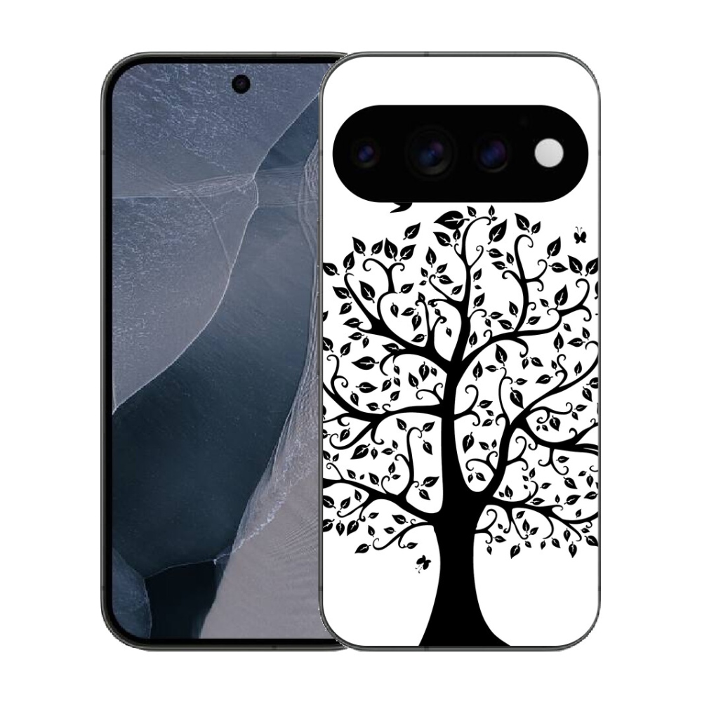 mmCase gél tok a Google Pixel 11 Pro-hoz – fekete-fehér fa