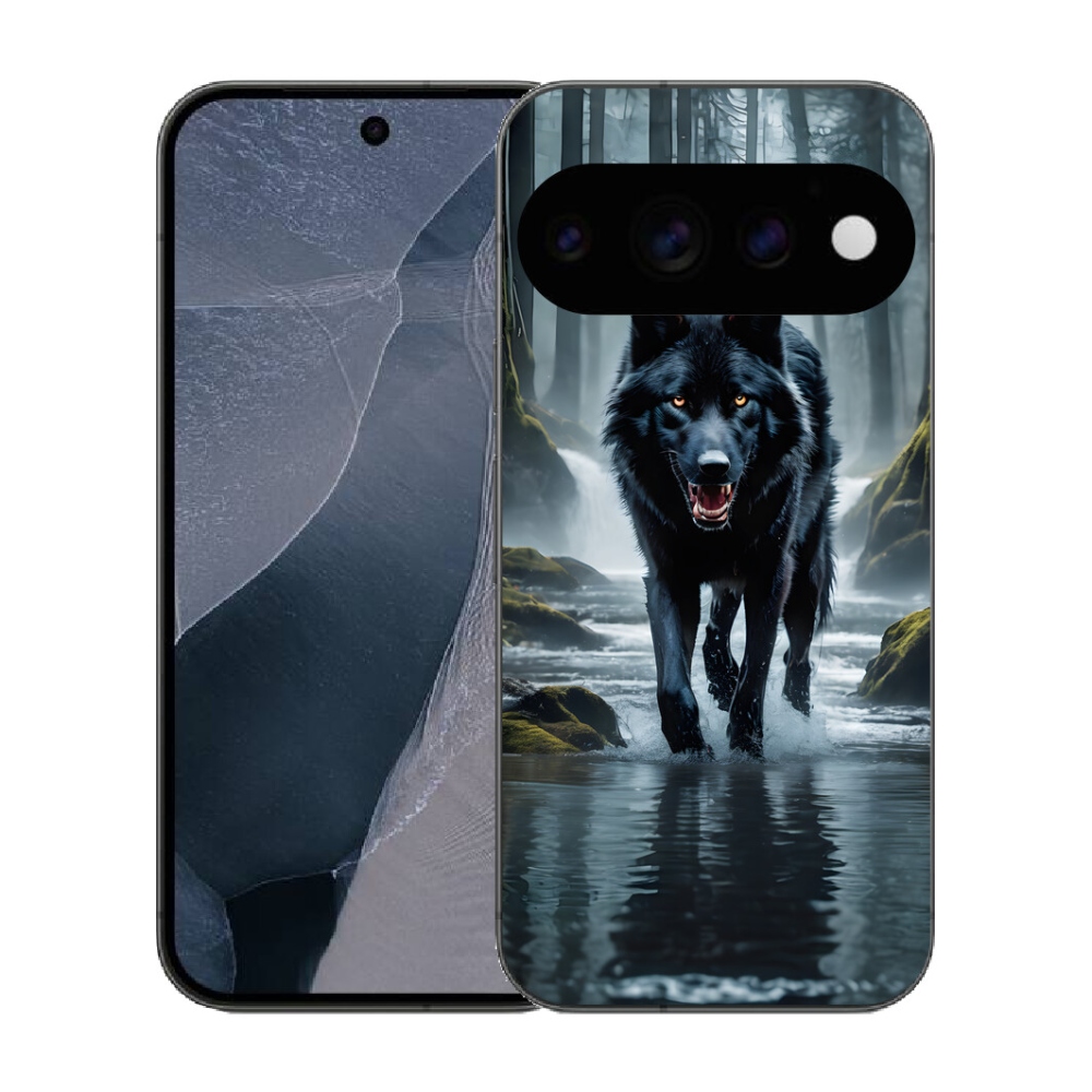 mmCase gél tok a Google Pixel 11 Pro-hoz – fekete farkas