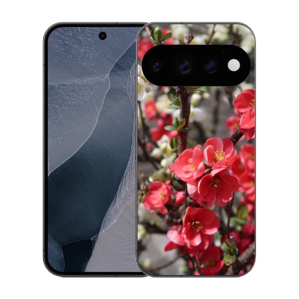 mmCase gél tok a Google Pixel 11 Pro-hoz – piros virágok