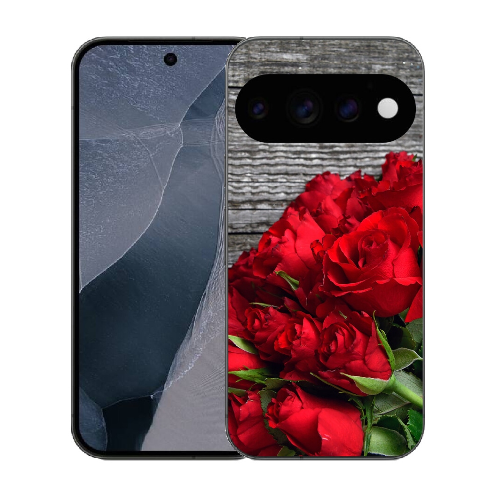 mmCase gél tok a Google Pixel 11 Pro-hoz – vörös rózsák