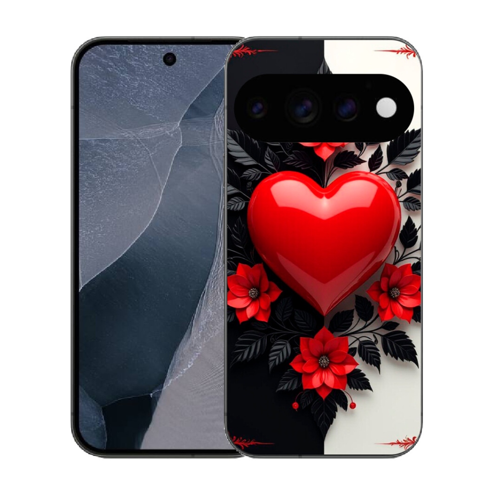 mmCase gél tok a Google Pixel 11 Pro-hoz – piros szív