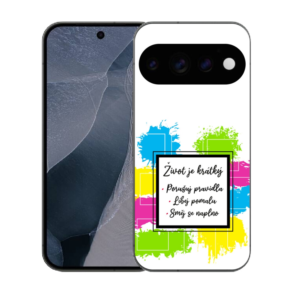 mmCase gél tok a Google Pixel 11 Pro-hoz – idézet 5, fehér háttérrel