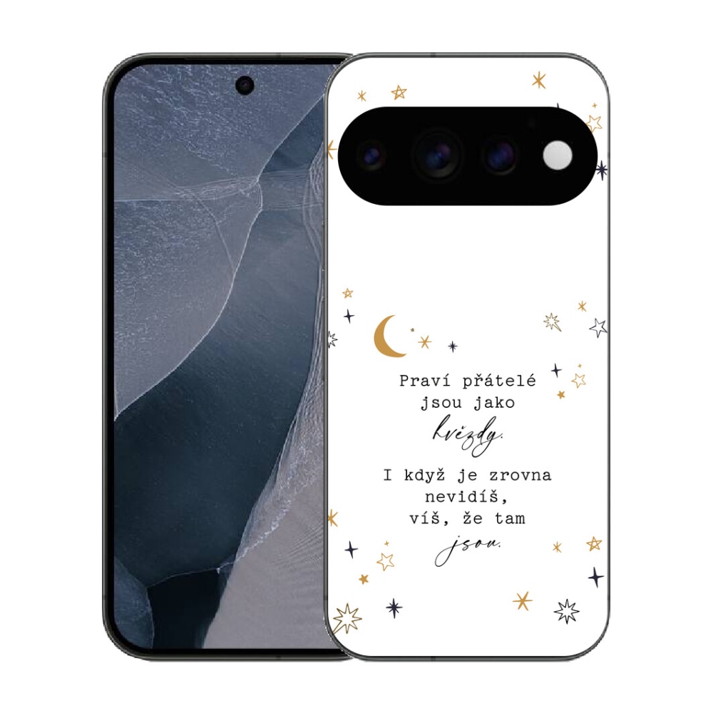 mmCase gél tok a Google Pixel 11 Pro-hoz – idézet 6, fehér háttérrel