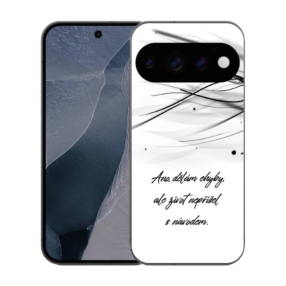 mmCase gél tok a Google Pixel 11 Pro-hoz – idézet fehér háttérrel