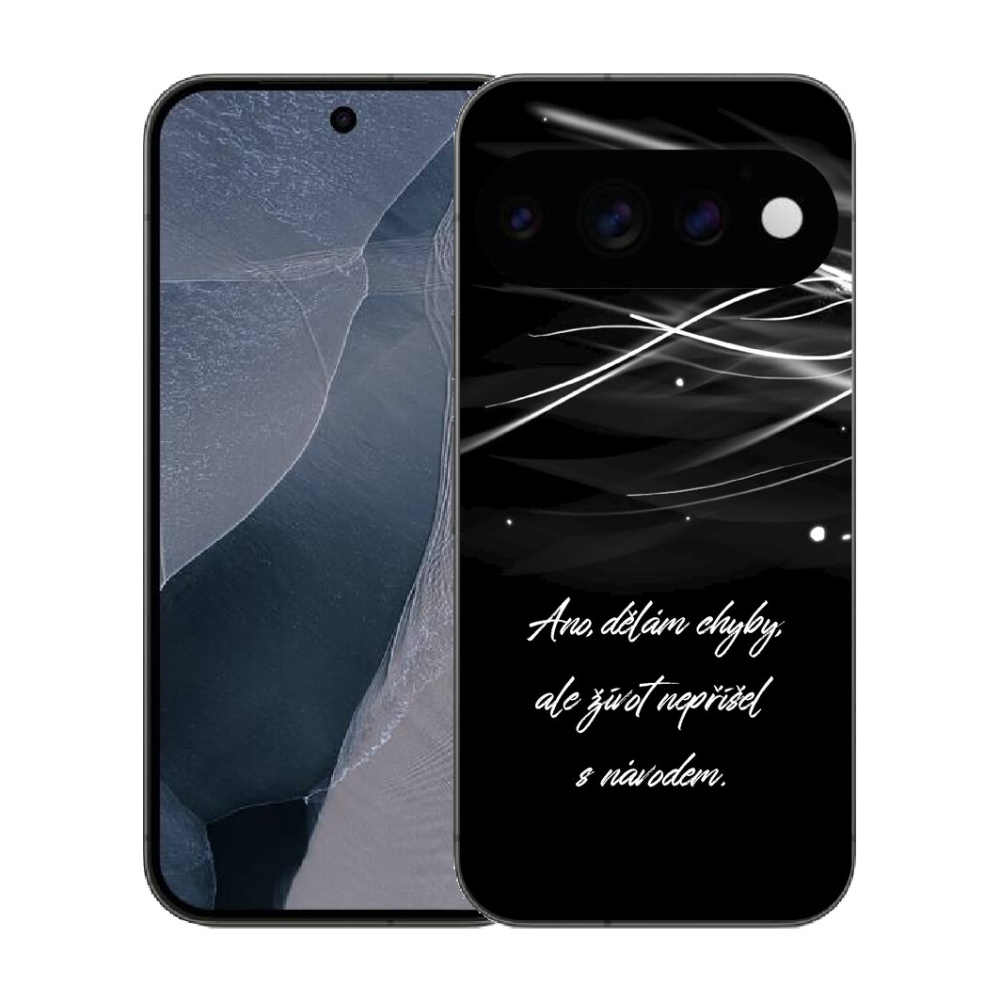 mmCase gél tok a Google Pixel 11 Pro-hoz – idézet fekete háttérrel