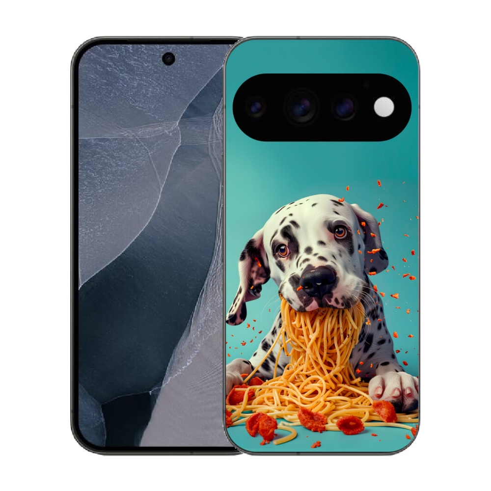 mmCase gél tok a Google Pixel 11 Pro-hoz – dalmát és spagetti
