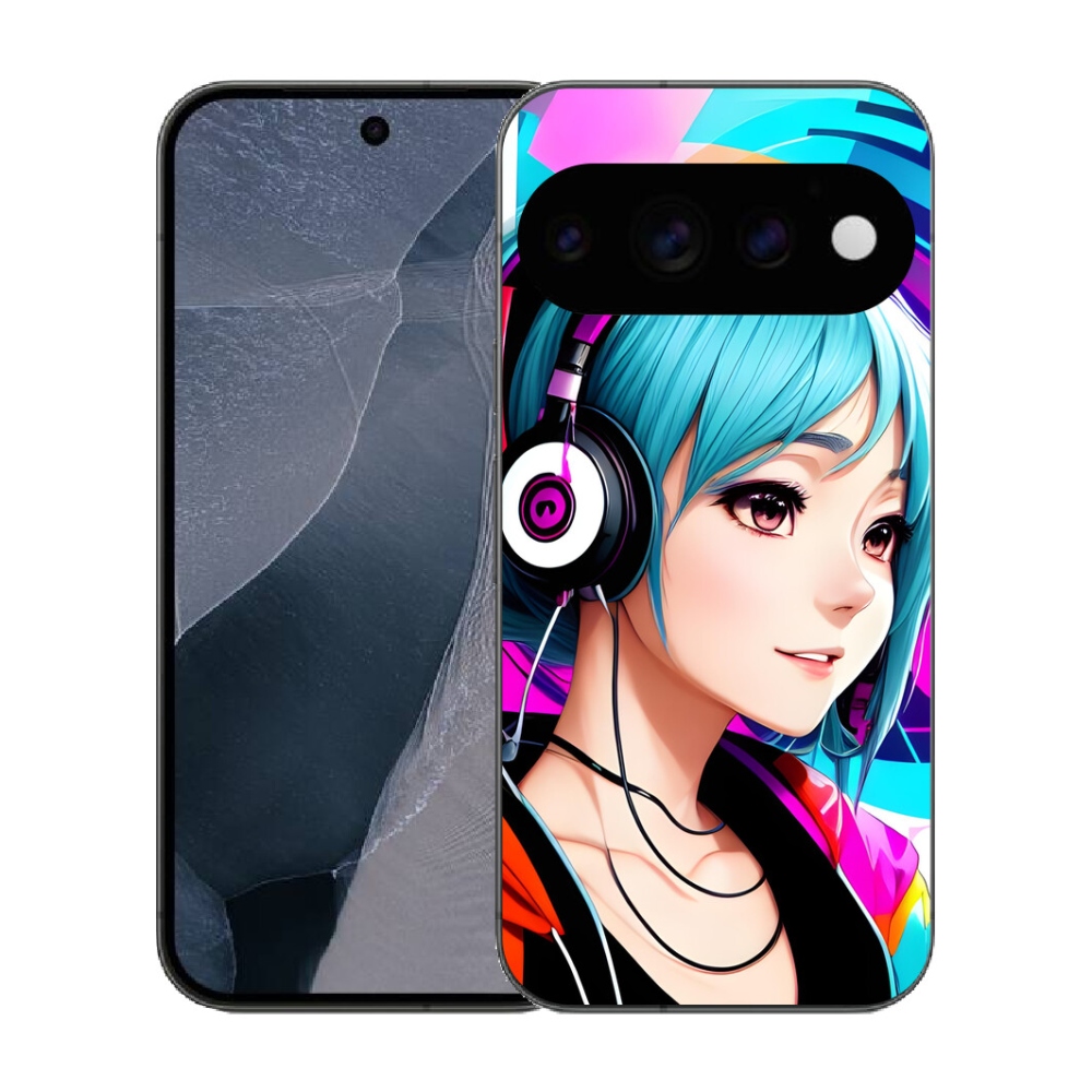mmCase gél tok a Google Pixel 11 Pro-hoz – lány fülhallgatóval