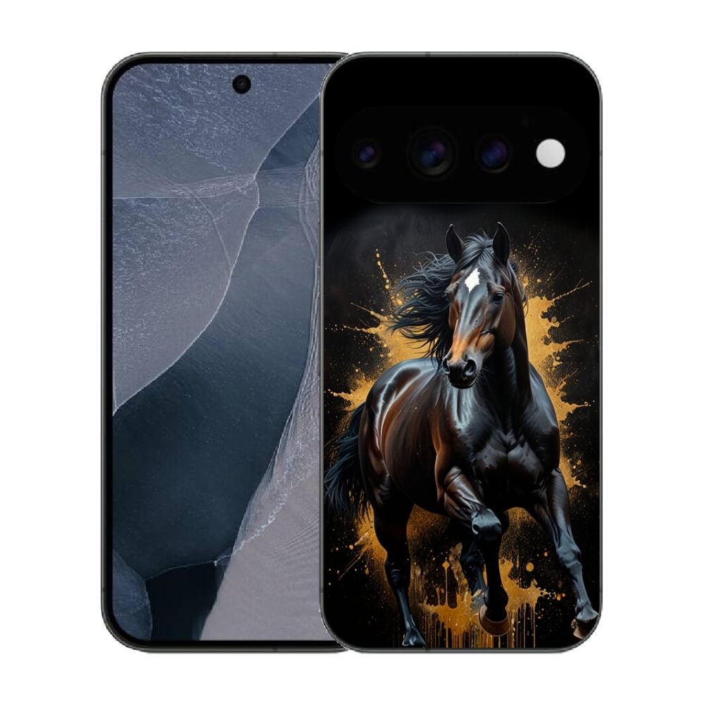 mmCase gél tok a Google Pixel 11 Pro-hoz – elegáns fekete csikó
