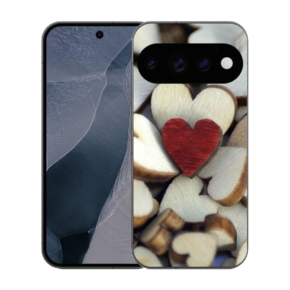 mmCase gél tok a Google Pixel 11 Pro-hoz – gravírozott piros szív 