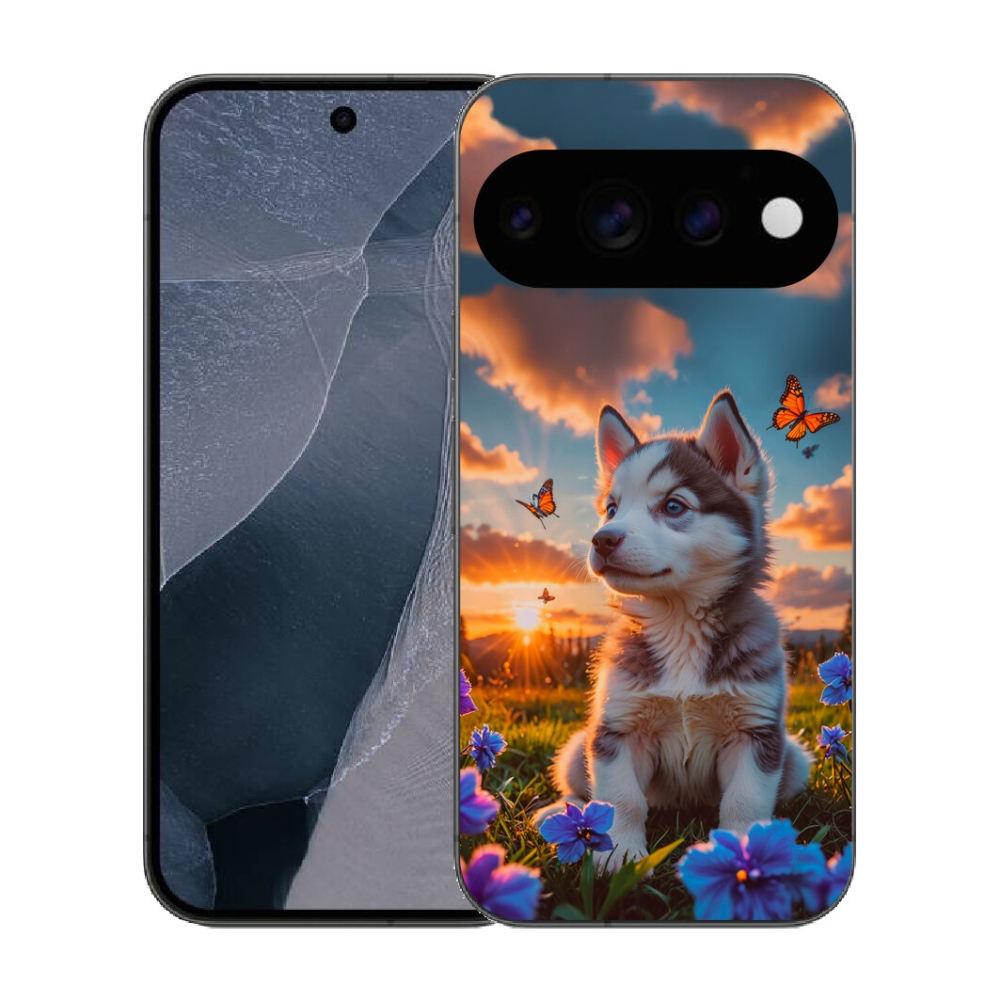 mmCase gél tok a Google Pixel 11 Pro-hoz – husky naplementekor