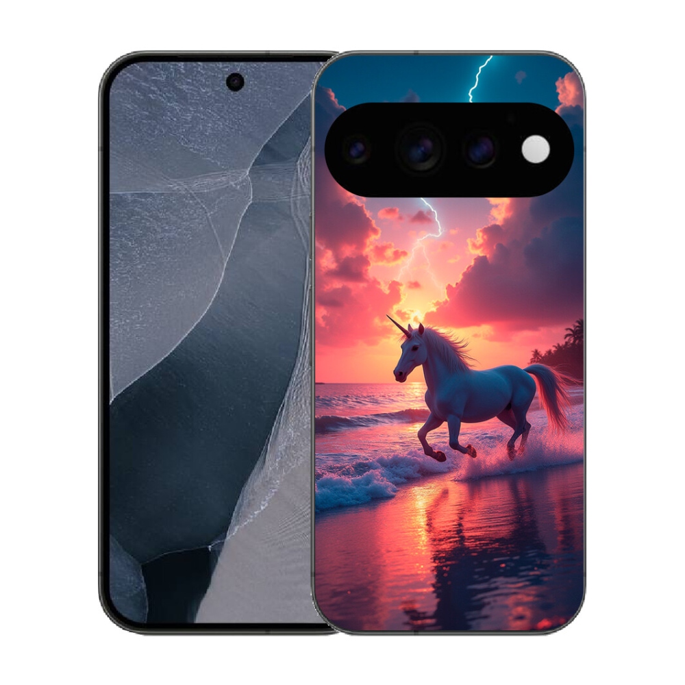 mmCase gél tok a Google Pixel 11 Pro-hoz – egyszarvú a tengerparton