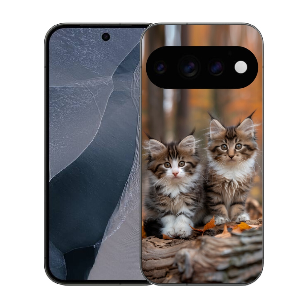 mmCase gél tok a Google Pixel 11 Pro-hoz – macska-duó 3