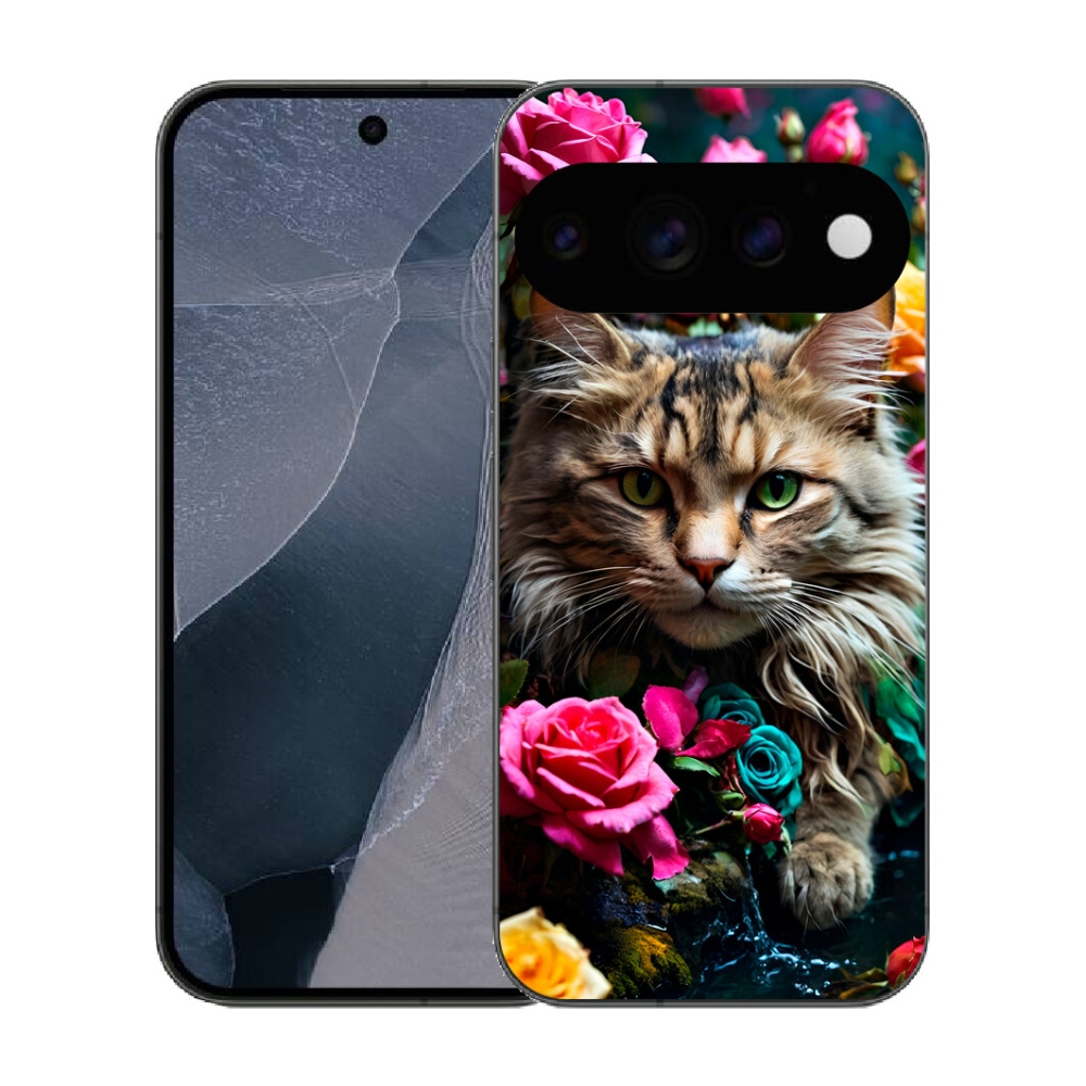 mmCase gél tok a Google Pixel 11 Pro-hoz – macskás mintázat 2