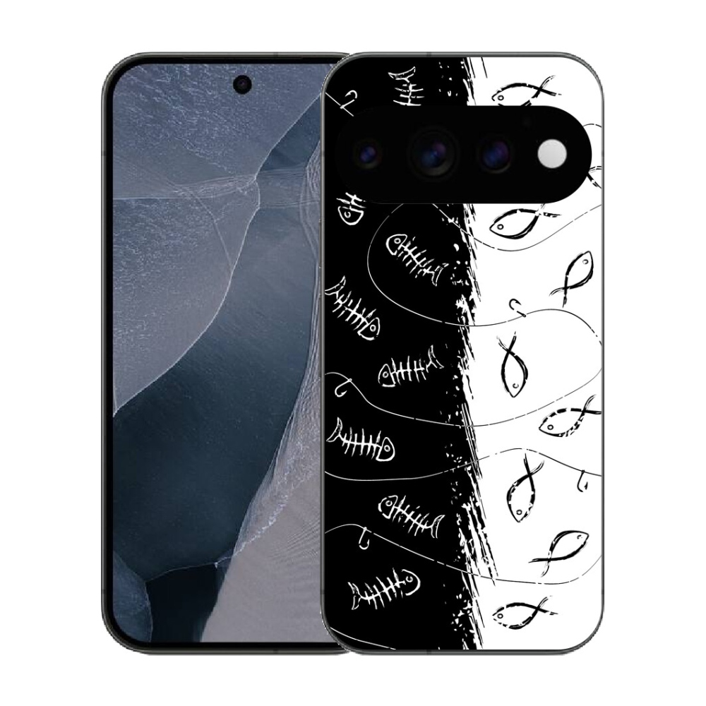 mmCase gél tok a Google Pixel 11 Pro-hoz – csontvázak és halak