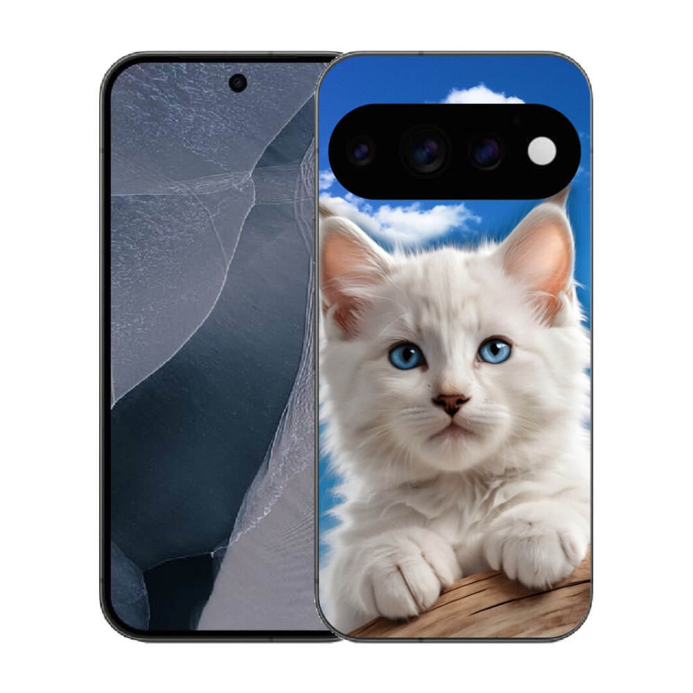mmCase gél tok a Google Pixel 11 Pro-hoz – cica és felhők