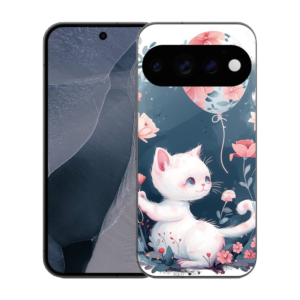 mmCase gél tok a Google Pixel 11 Pro-hoz – cica léggömbbel