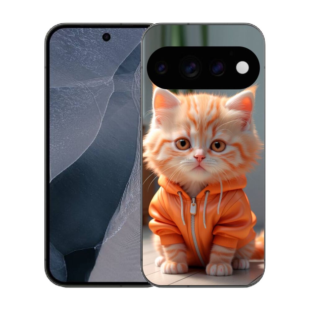 mmCase gél tok a Google Pixel 11 Pro-hoz – pulóveres cica