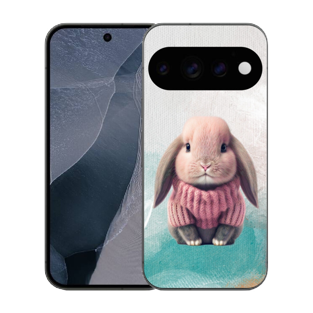 mmCase gél tok a Google Pixel 11 Pro-hoz – pulóveres nyuszi