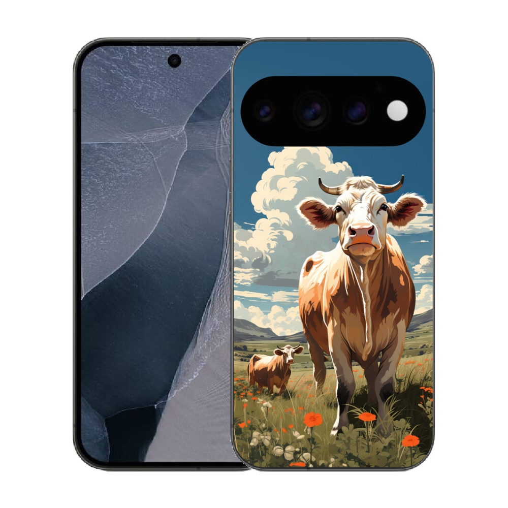 mmCase gél tok a Google Pixel 11 Pro-hoz – tehenek a réten