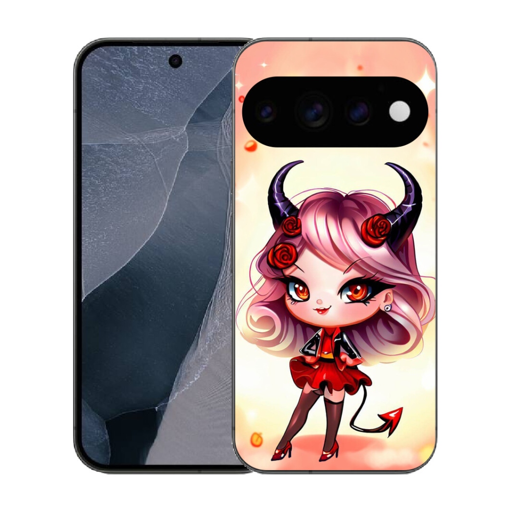 mmCase gél tok a Google Pixel 11 Pro-hoz – rajzolt kis ördögnő