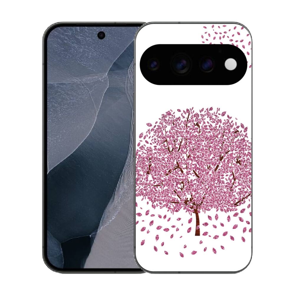 mmCase gél tok a Google Pixel 11 Pro-hoz – rajzolt fa levelekkel
