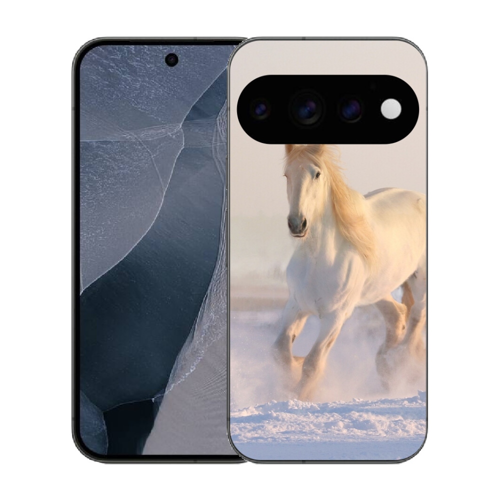 mmCase gél tok a Google Pixel 11 Pro-hoz – ló a hóban