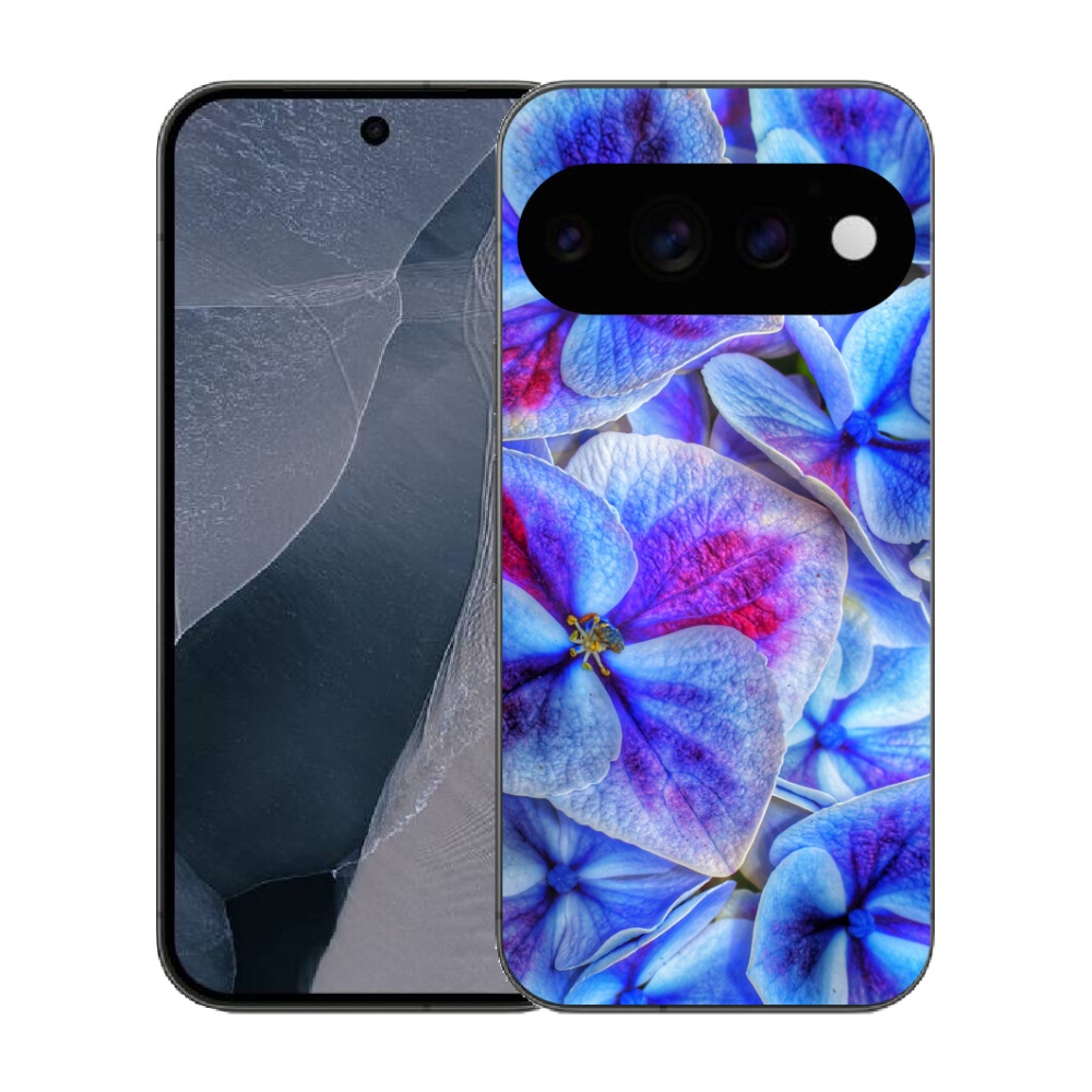 mmCase gél tok a Google Pixel 11 Pro-hoz – kék virágok 1