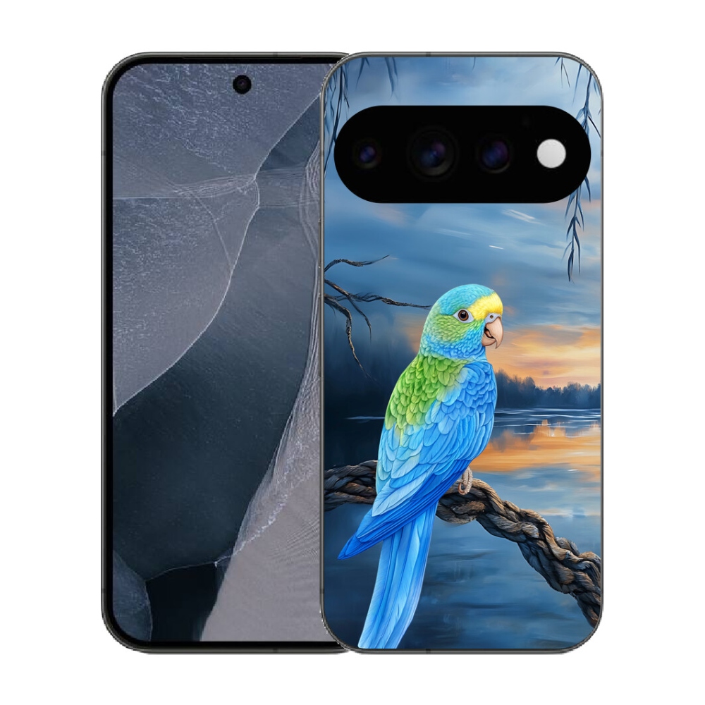 mmCase gél tok a Google Pixel 11 Pro-hoz – kék papagáj