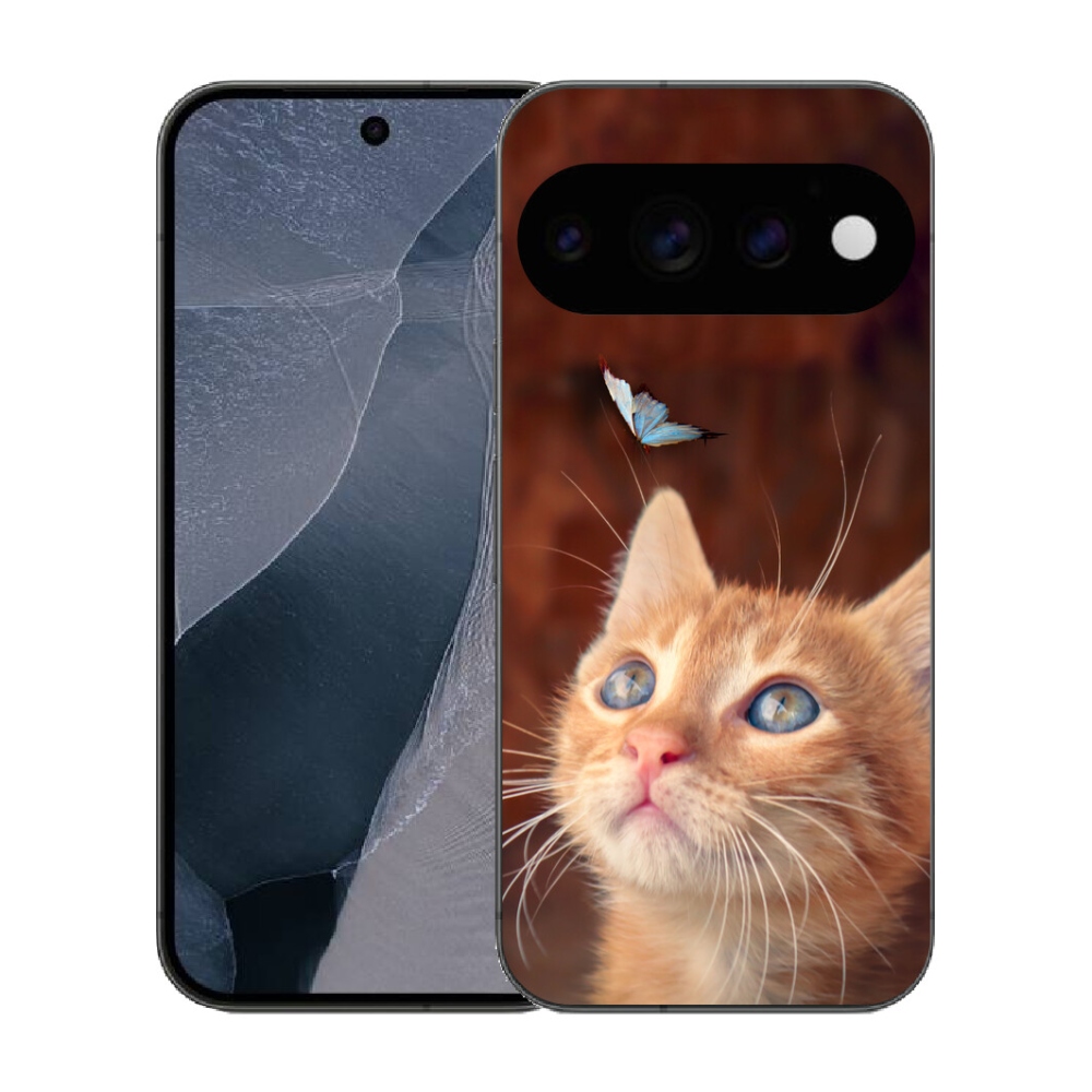 mmCase gél tok a Google Pixel 11 Pro-hoz – pillangó és cica