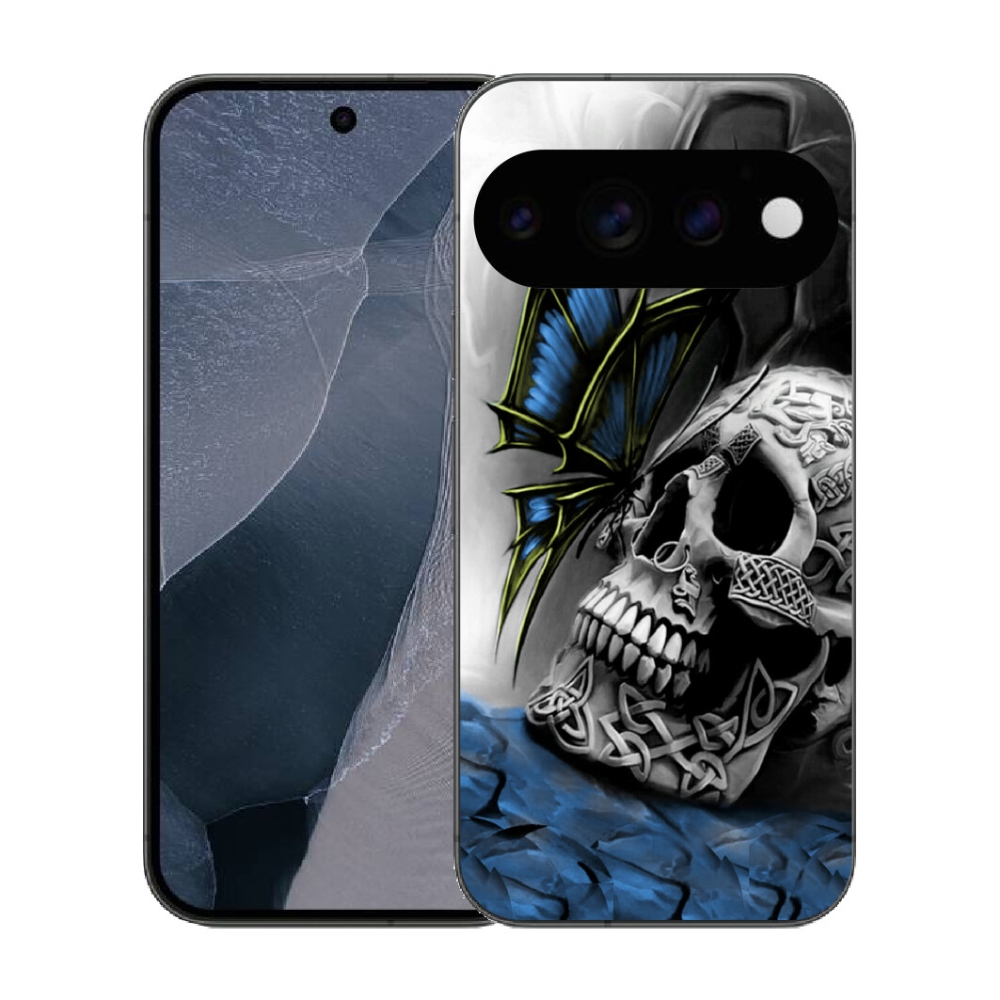 mmCase gél tok a Google Pixel 11 Pro-hoz – pillangó és koponya