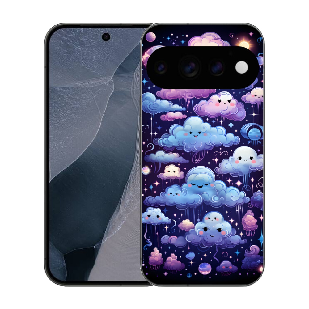 mmCase gél tok a Google Pixel 11 Pro-hoz – felhőmintás