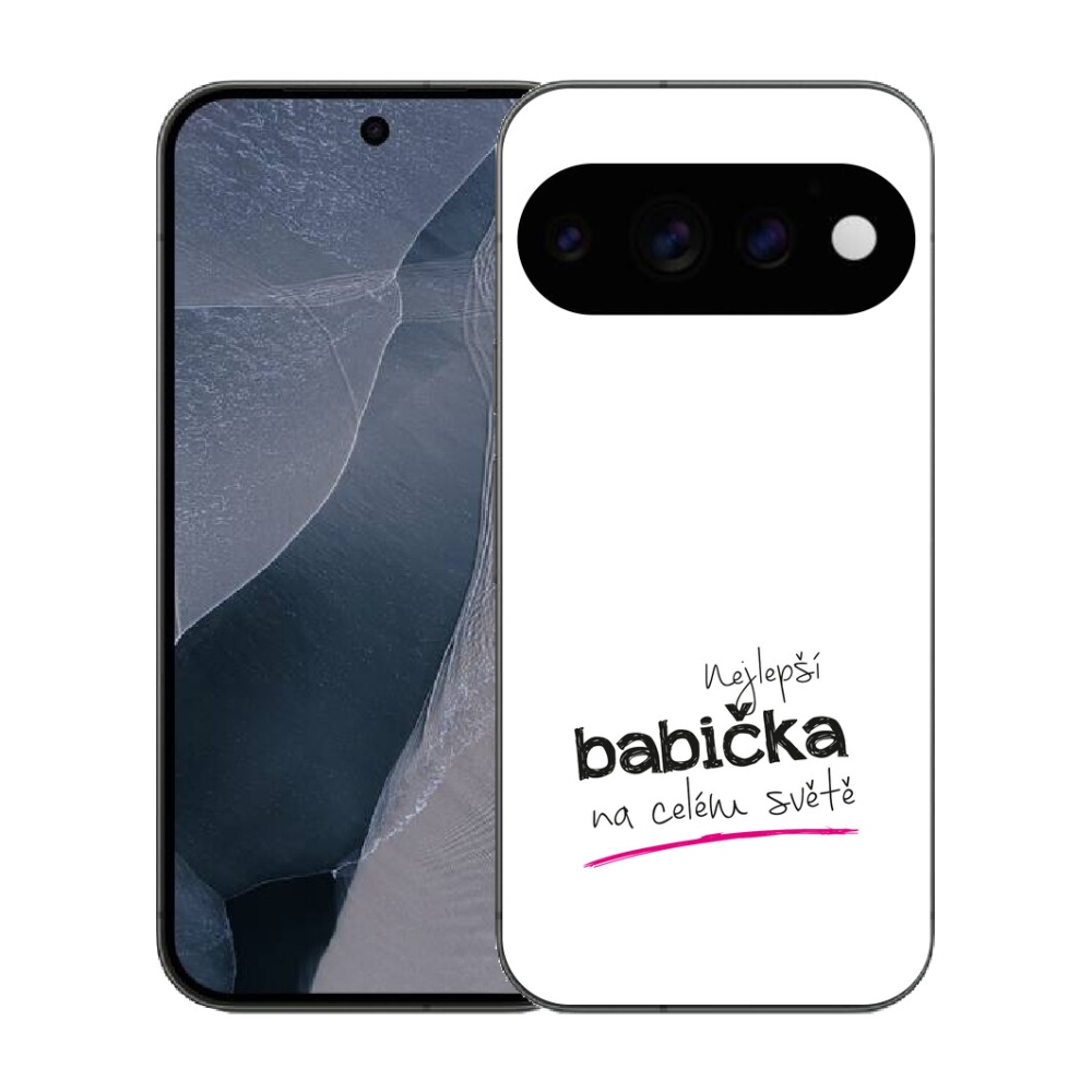 mmCase gél tok a Google Pixel 11 Pro-hoz – a legjobb nagymama 4 fehér háttérrel