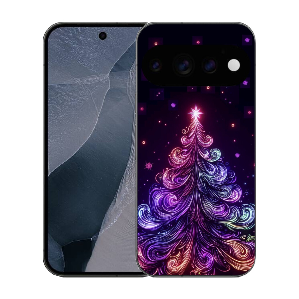 mmCase gél tok a Google Pixel 11 Pro-hoz – neon karácsonyfa 1