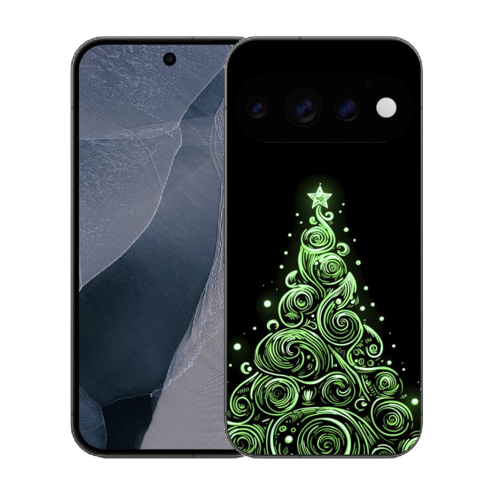 mmCase gél tok a Google Pixel 11 Pro-hoz – neon karácsonyfa 3