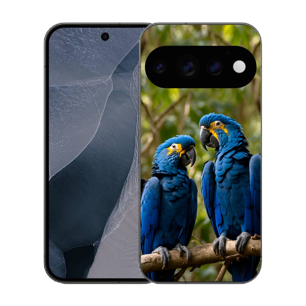 mmCase gél tok a Google Pixel 11 Pro-hoz – papagáj-duó
