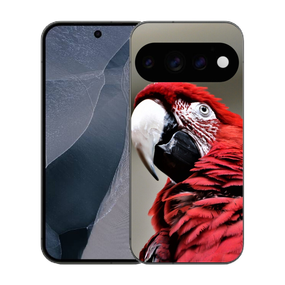 mmCase gél tok a Google Pixel 11 Pro-hoz – vörös ara papagáj