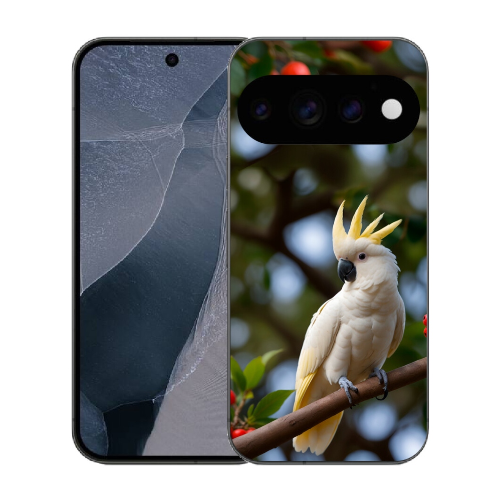 mmCase gél tok a Google Pixel 11 Pro-hoz – kakadu papagáj 3