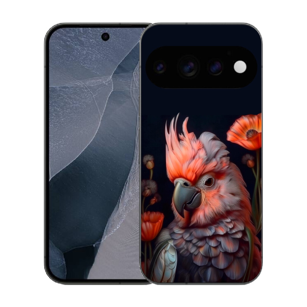 mmCase gél tok a Google Pixel 11 Pro-hoz – színes kakadu papagáj