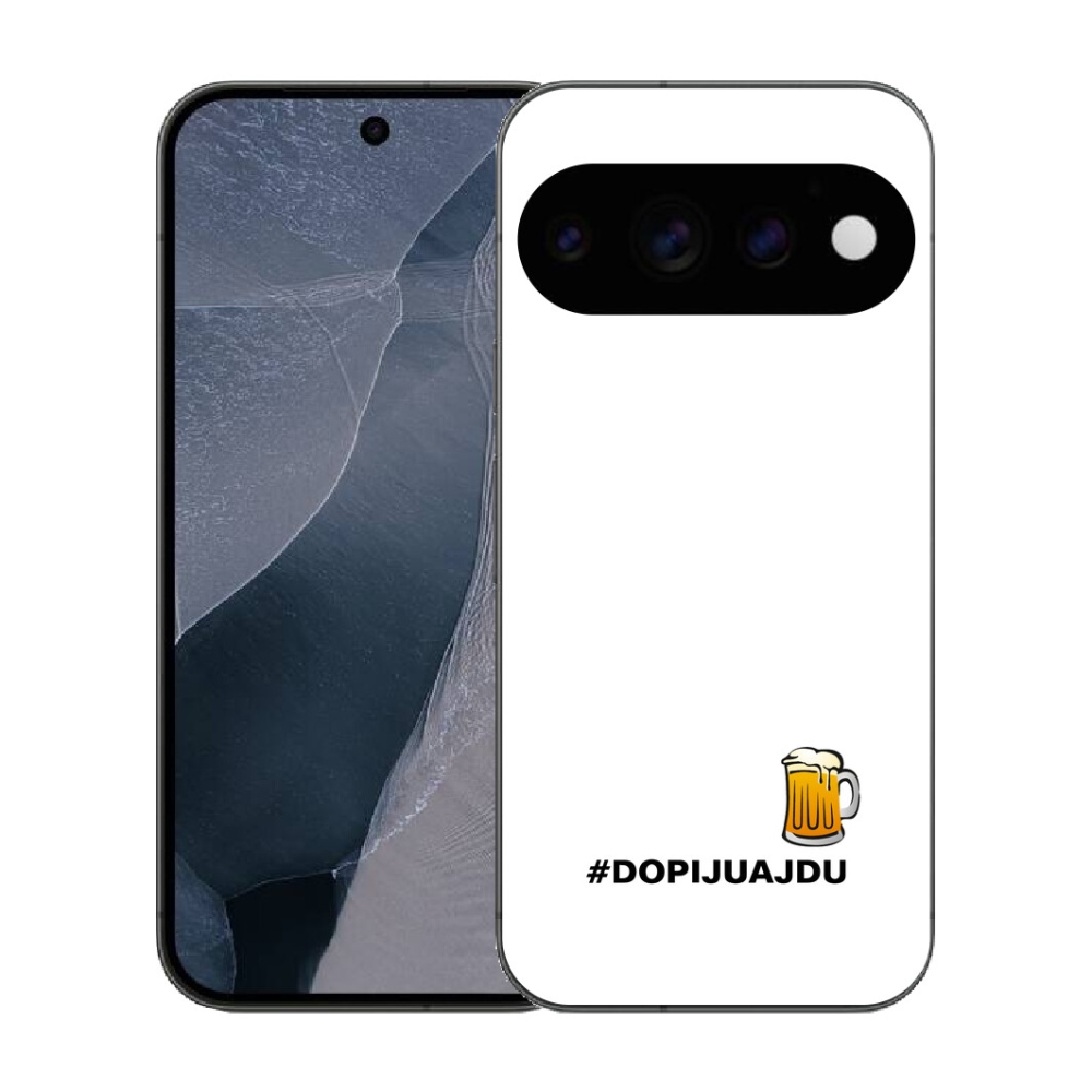 mmCase gél tok a Google Pixel 11 Pro-hoz – sörös motívum, 1 db, fehér háttérrel